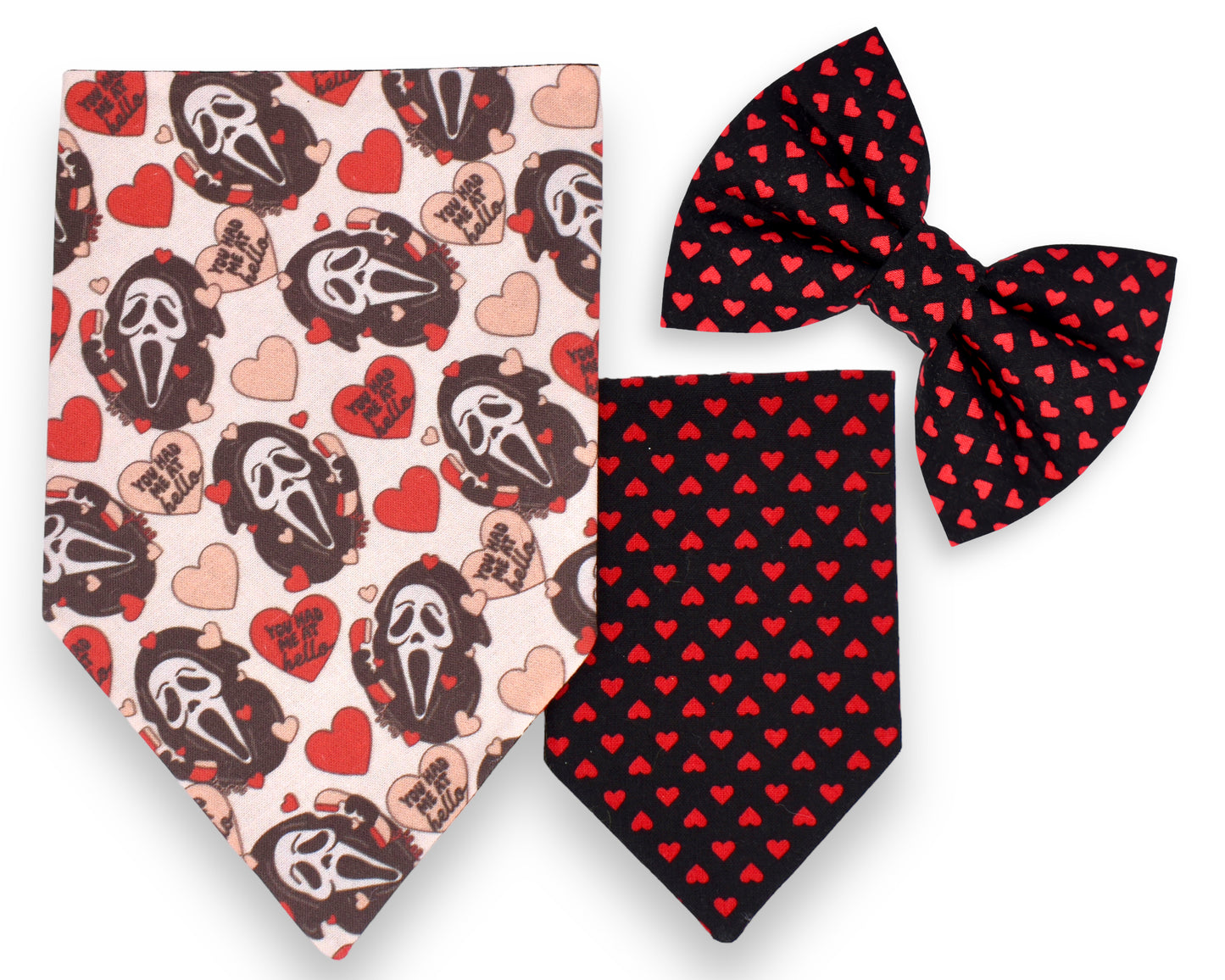 You Had Me at Hello Bandana / Black Hearted Bow