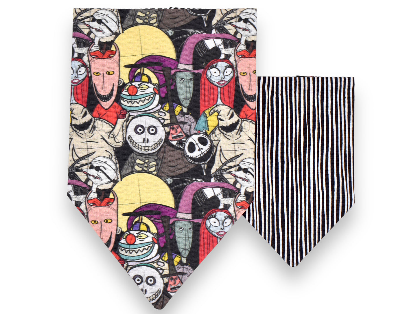 Townspeople of Halloween Bandana / Skellington Stripe Bow Tie or Sailor Bow