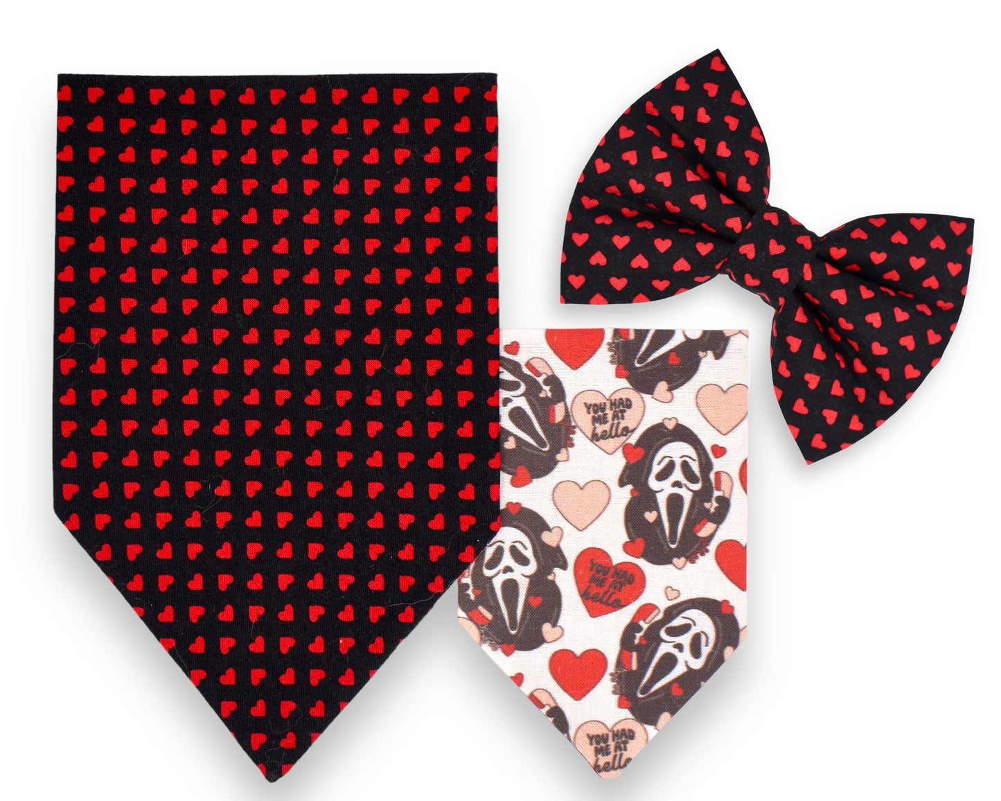 You Had Me at Hello Bandana / Black Hearted Bow