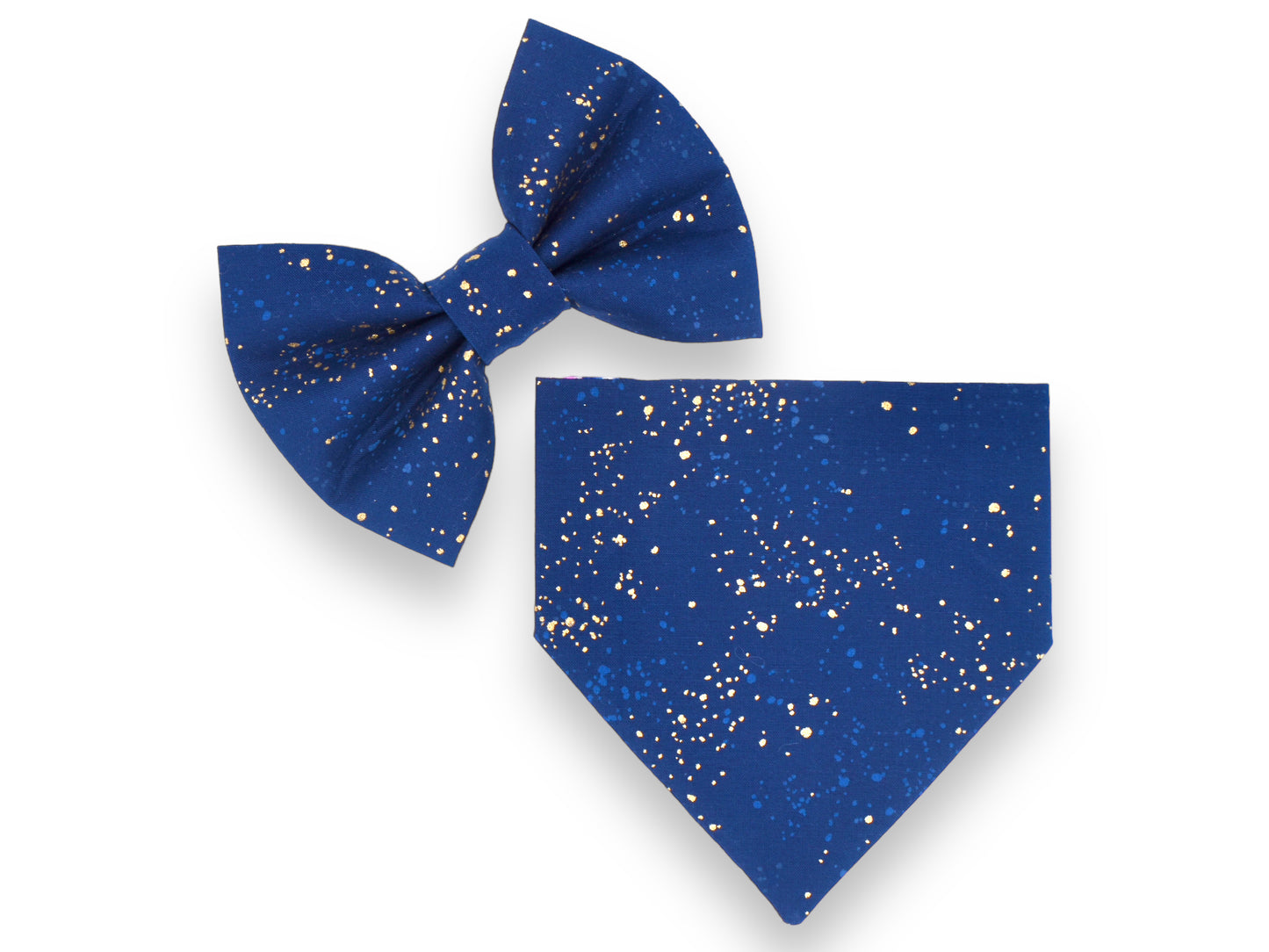 Nocturnal Glow Bandana / Shattered Sapphire Bow Tie or Sailor Bow