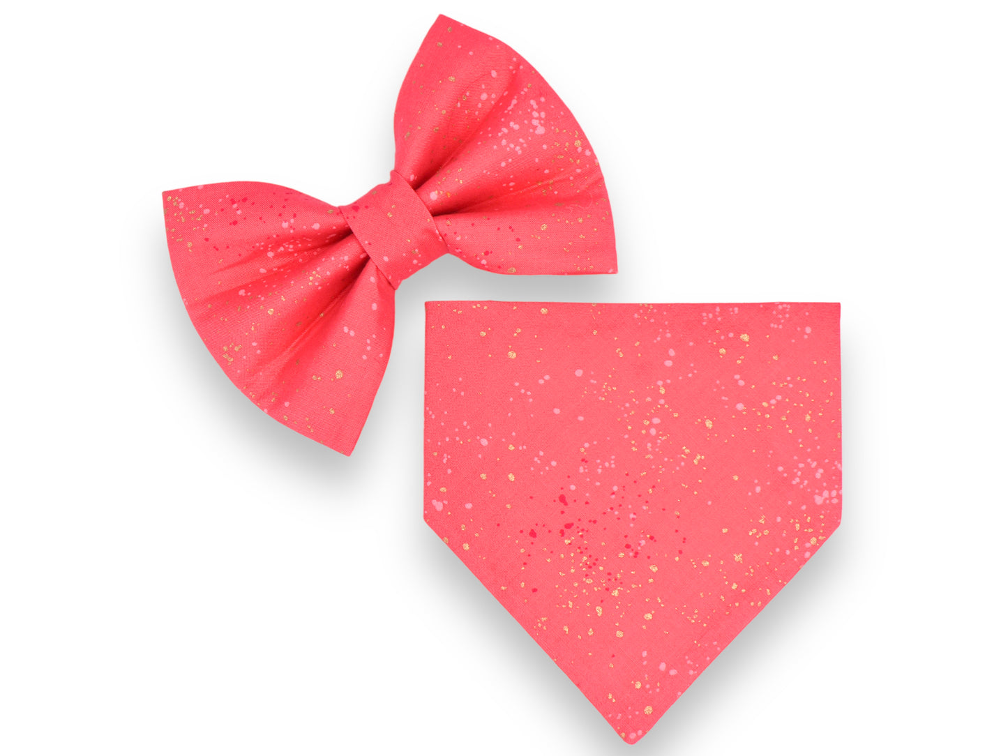 Pumpkins in Pink / Shattered Rubellite Bow Tie or Sailor Bow