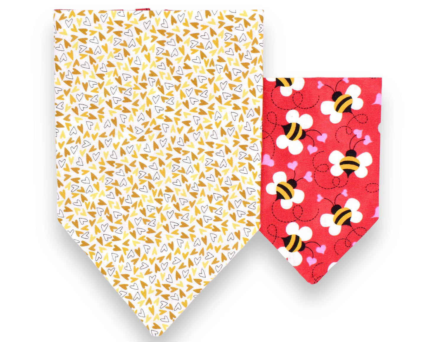 I Bee-lieve in Love Bandana / Heart of Gold Bow