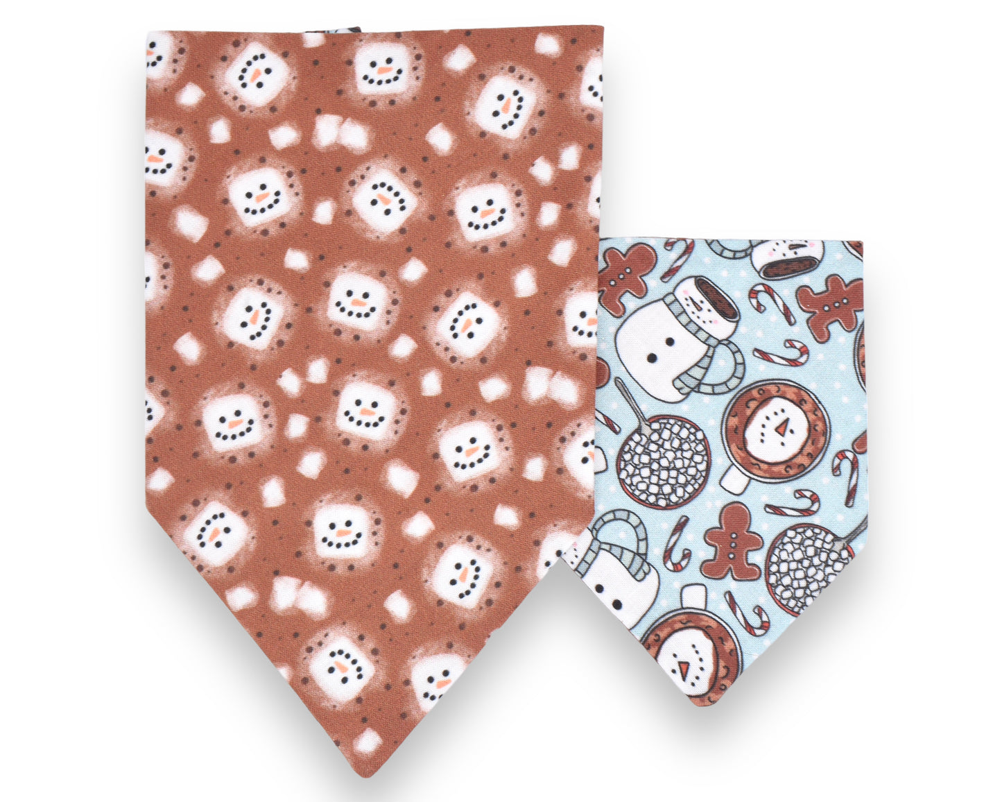 Frosty’s Cocoa Bandana / SnowMallow Bow Tie or Sailor Bow