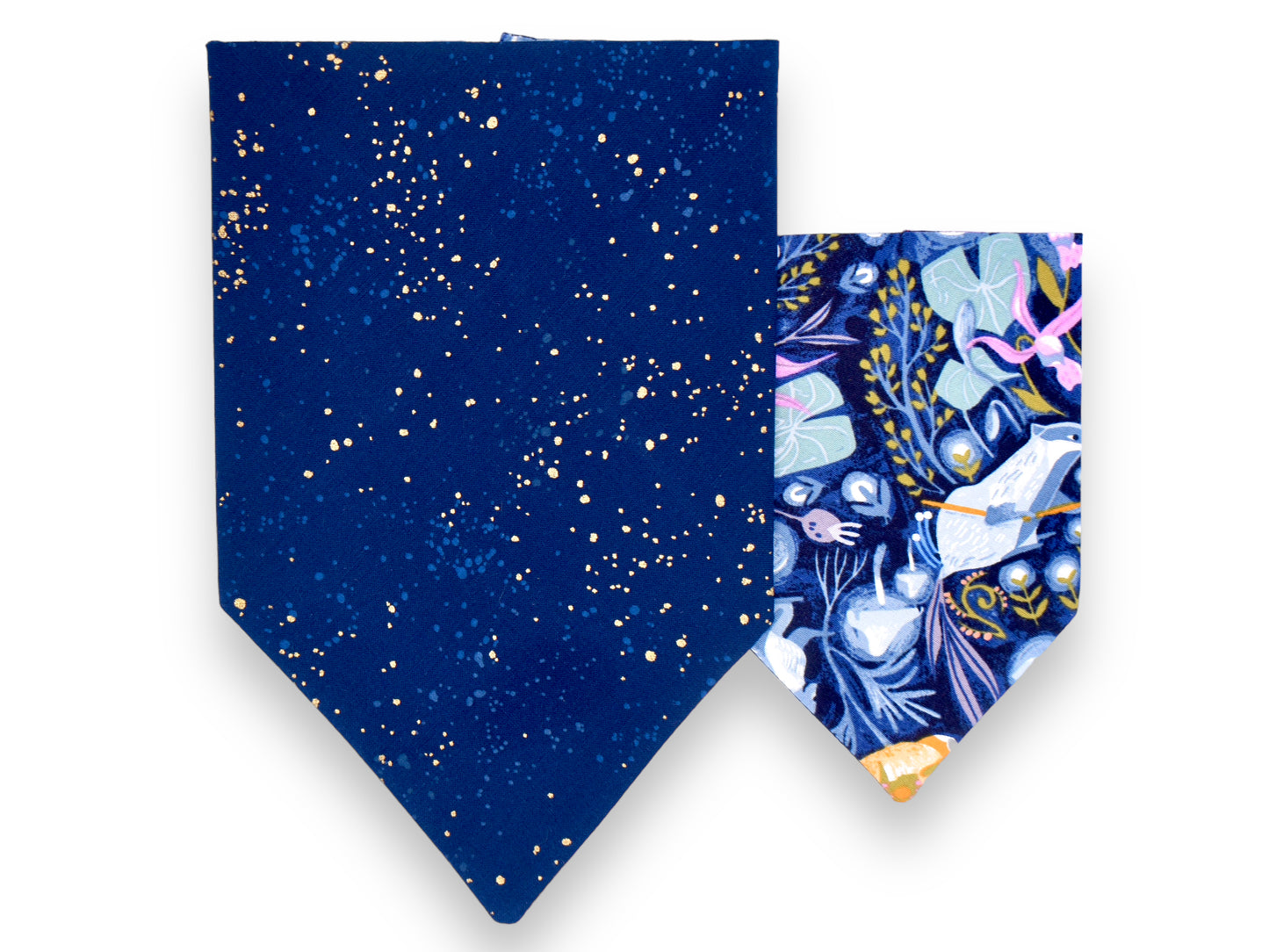 Nocturnal Glow Bandana / Shattered Sapphire Bow Tie or Sailor Bow