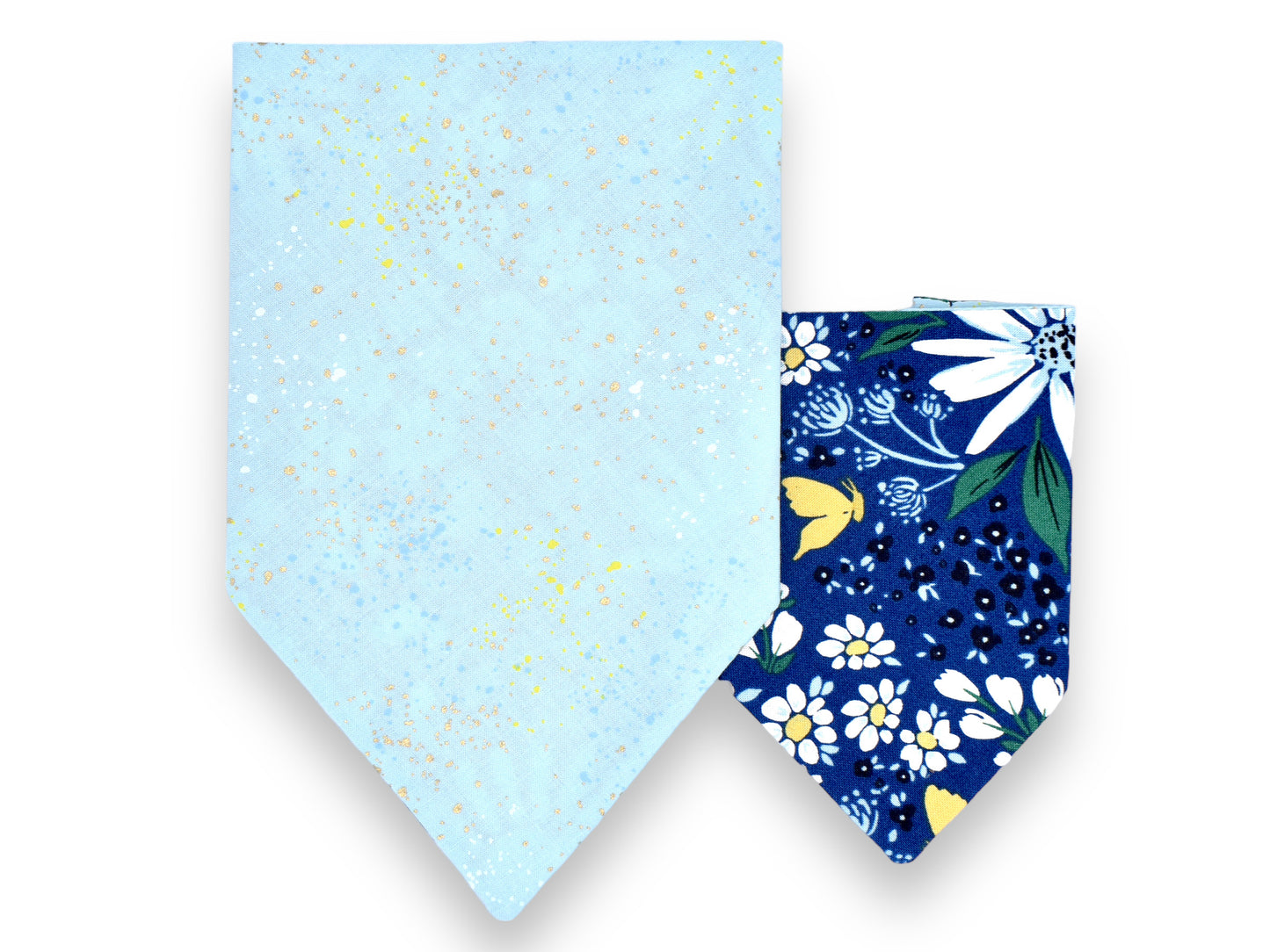 Twilight Bandana / Shattered Aquamarine Bow Tie or Sailor Bow