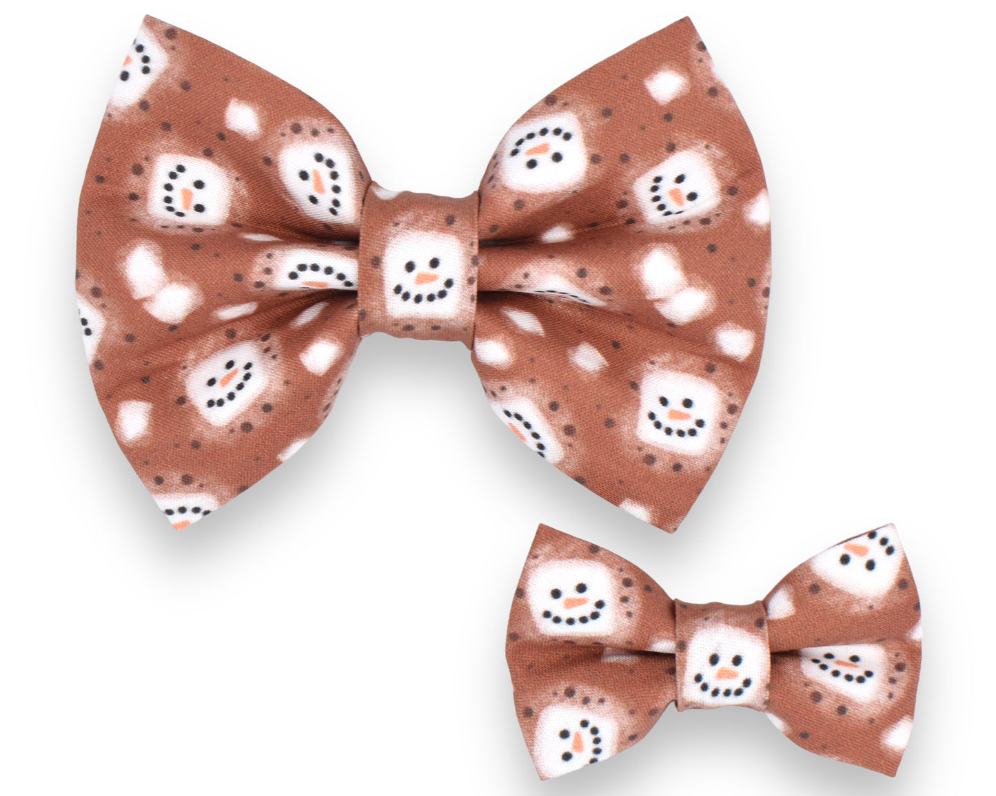 Frosty’s Cocoa Bandana / SnowMallow Bow Tie or Sailor Bow