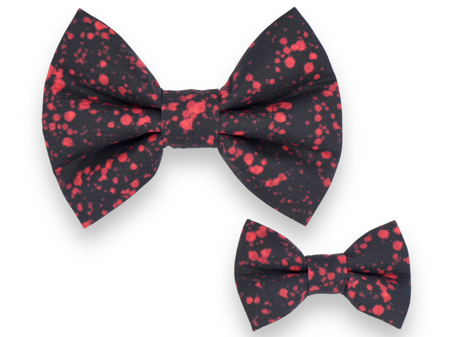 Horror Horde Bandana / Splatter Pattern Bow Tie or Sailor Bow