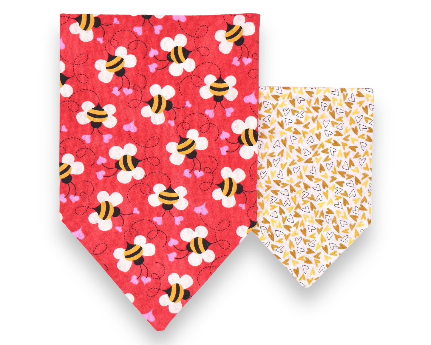 I Bee-lieve in Love Bandana / Heart of Gold Bow