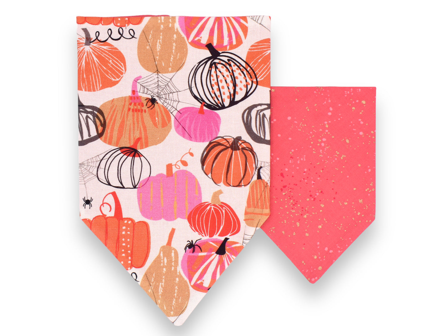 Pumpkins in Pink / Shattered Rubellite Bow Tie or Sailor Bow