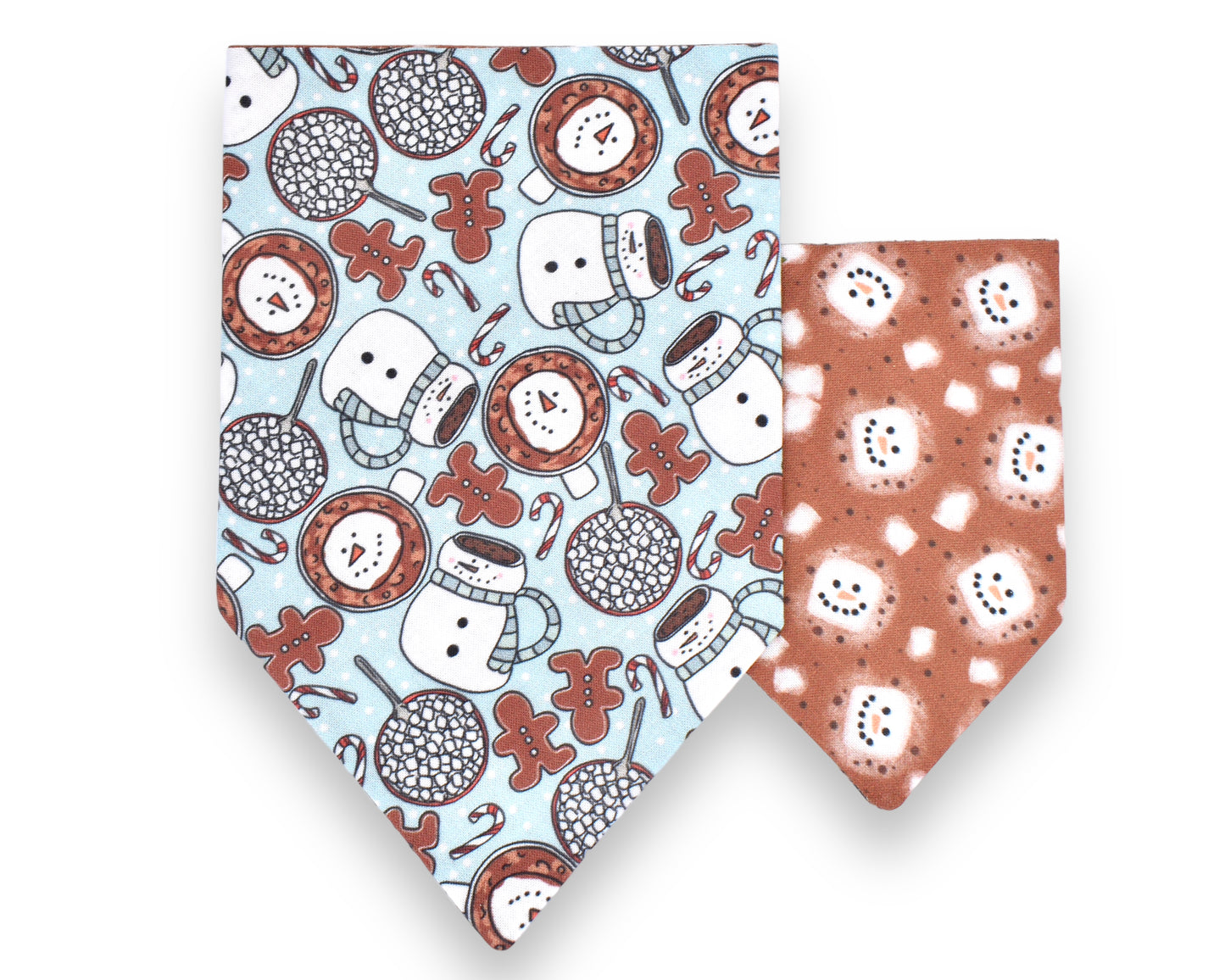 Frosty’s Cocoa Bandana / SnowMallow Bow Tie or Sailor Bow