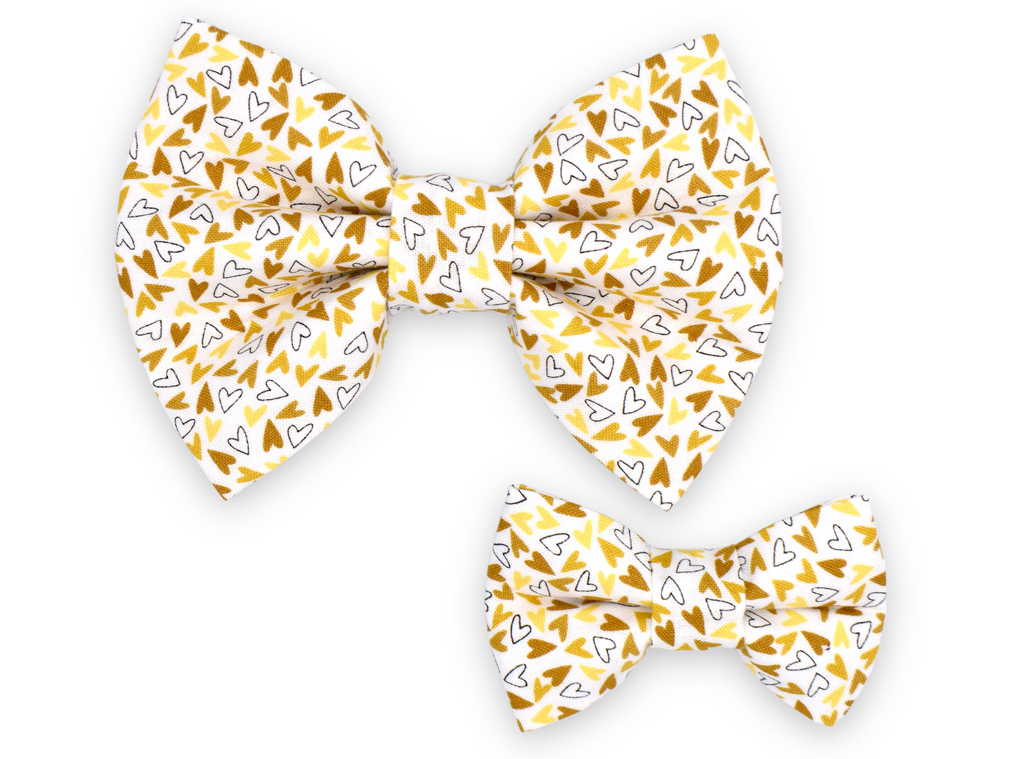 I Bee-lieve in Love Bandana / Heart of Gold Bow